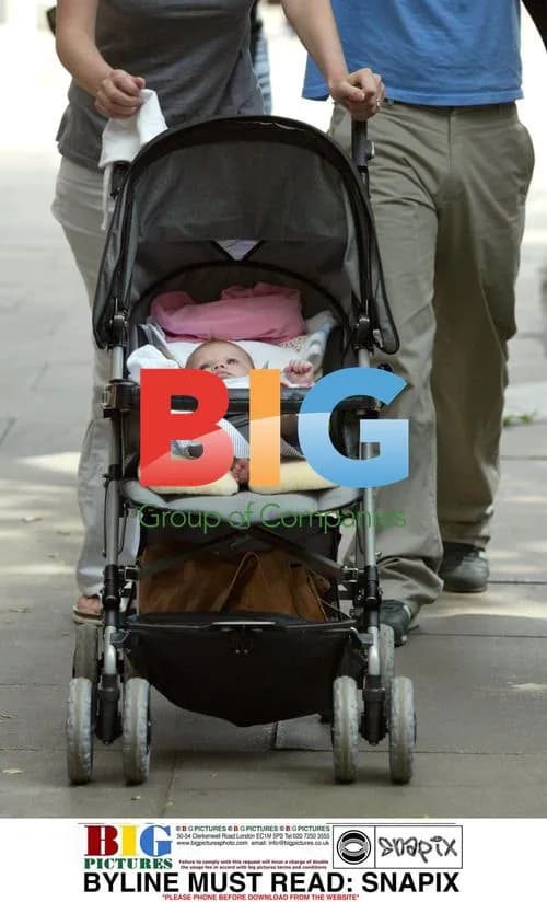 Jamie and Jules Oliver with baby Poppy and friend