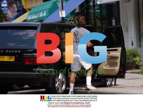 Gwen Stefani and Gavin Rossdale Walk Dog in London Park