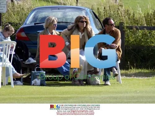 Jemima Kahn and friends at charity cricket match