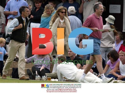 Jemima Khan and friends at charity cricket match