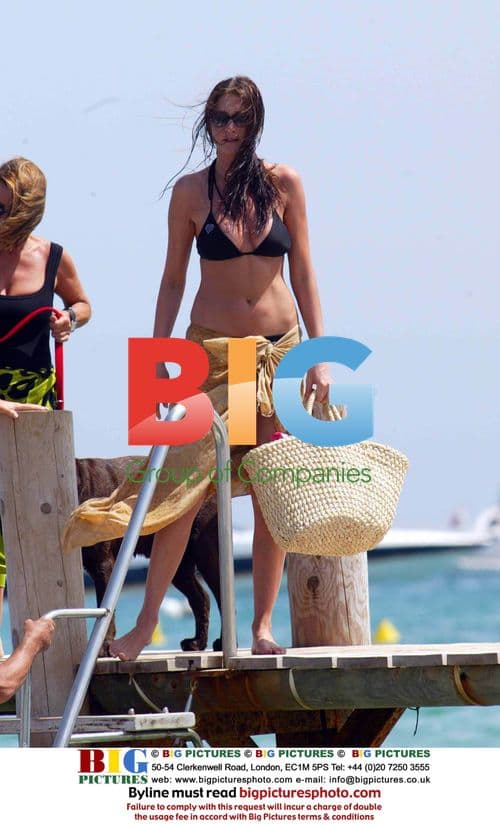 Lisa Snowdon at St Tropez Beach Club