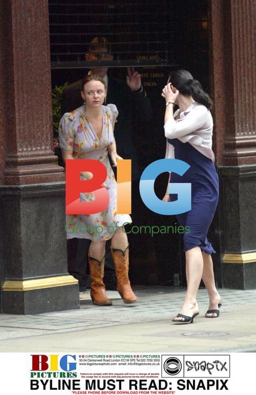 Stella McCartney out with friend in London