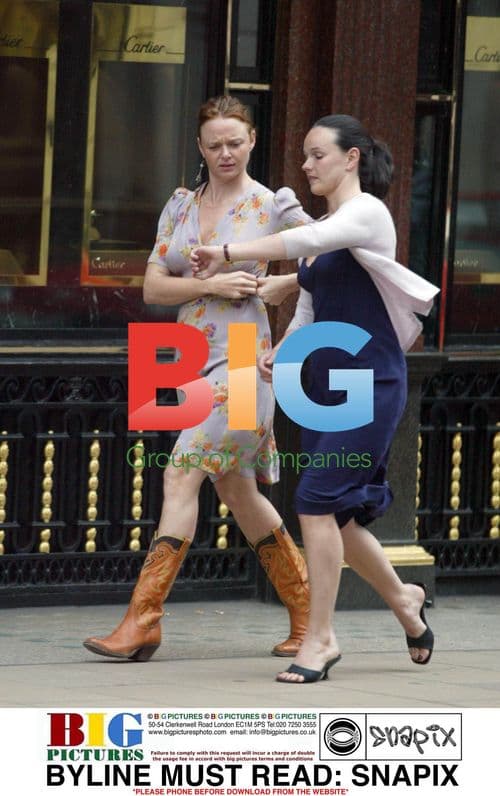 Stella McCartney Out with Friend in London