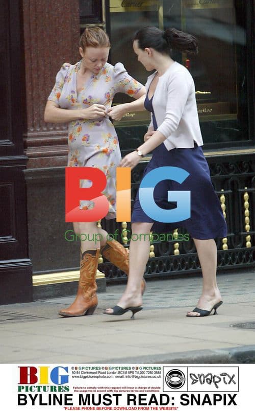 Stella McCartney and Daughter in London