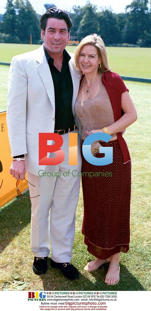 GMTV's Penny Smith and Ross Burdon at Veuve Clicquot Gold Cup Polo