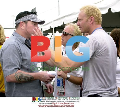 Smashmouth, Aerosmith, and Ian Ziering at Celebrity Race