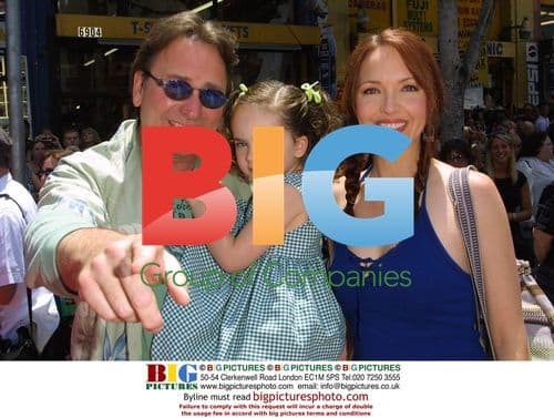 John Ritter with family at "Country Bears" premiere