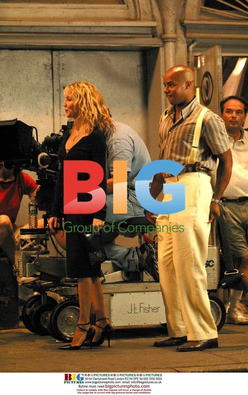 Heather Locklear and Donald Faison on Molly Gunn set