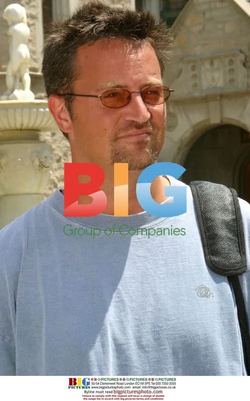 Matthew Perry at Playboy Mansion Tennis Tournament