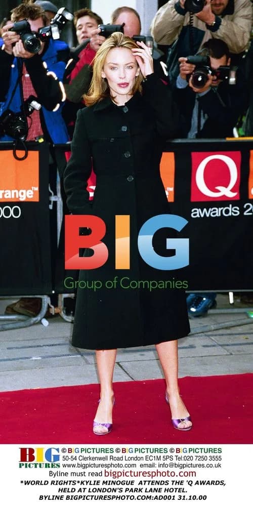 Kylie Minogue Attends Q Awards