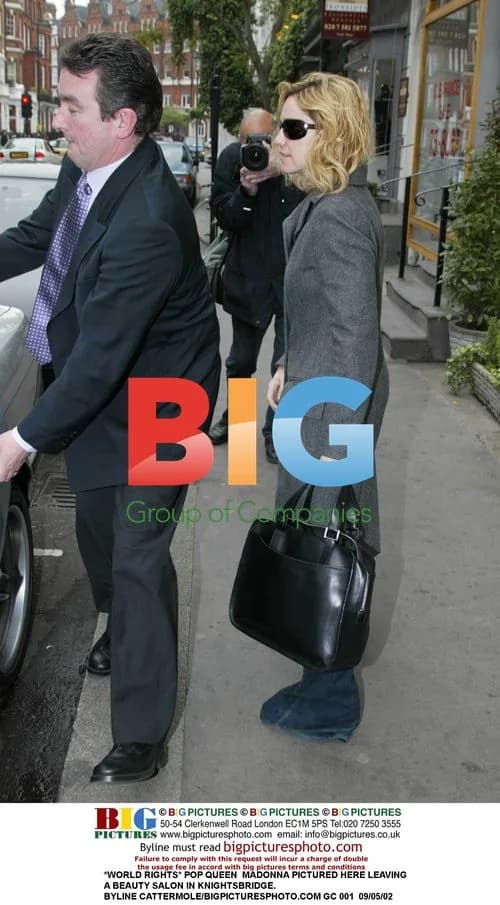 Madonna Leaving Knightsbridge Salon