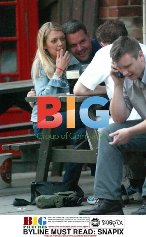 Chris Moyles Socializing at North London Pub