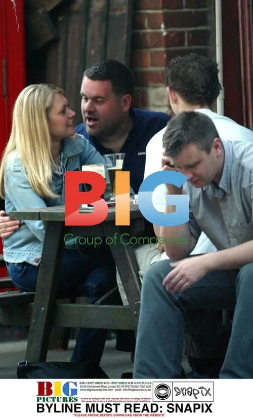 DJ Chris Moyles Socializing at London Pub