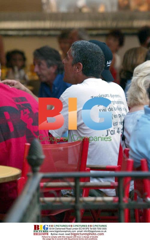 Samy Naceri Spotted with Friends in St Tropez