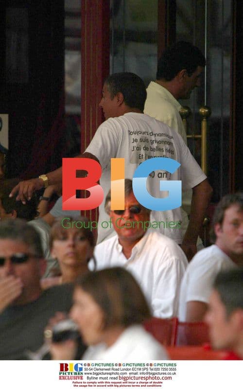 Samy Naceri Spotted with Friends in St Tropez