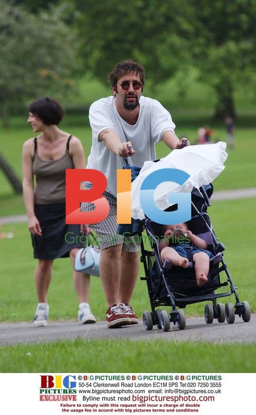 David Baddiel with Daughter Dolly