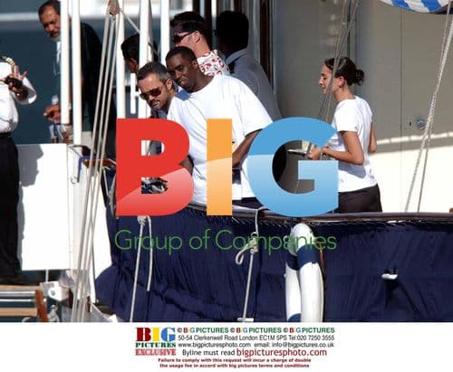 P Diddy Arrives for St Tropez Holiday