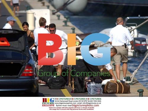 P Diddy Arrives in St Tropez with Louis Vuitton Luggage