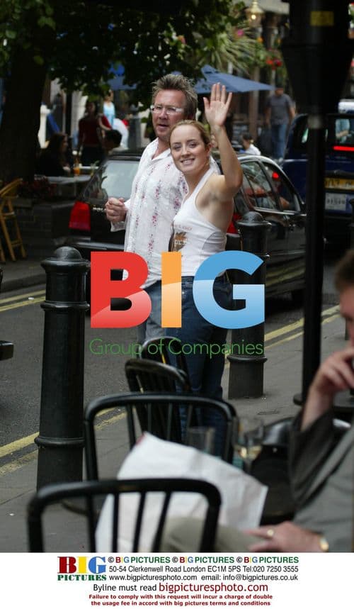 Big Brother 3 Contestant Sandy Drinking at London Pub