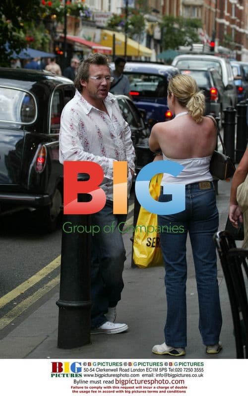 Big Brother 3 Contestant Sandy Cumming Drinking in London Pub