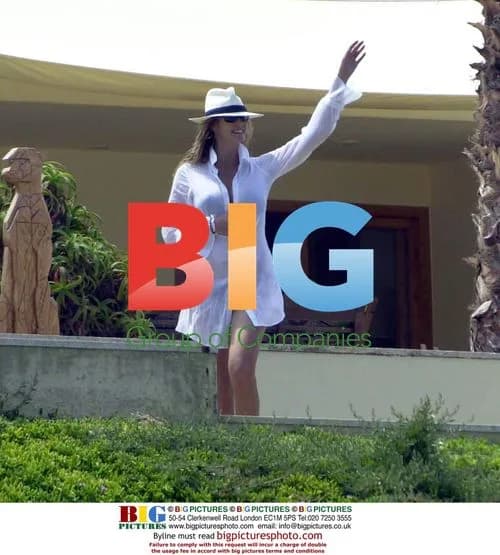 Elle Macpherson relaxes with son in Ibiza