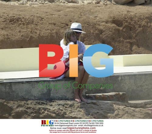 Elle Macpherson relaxes in Ibiza with son