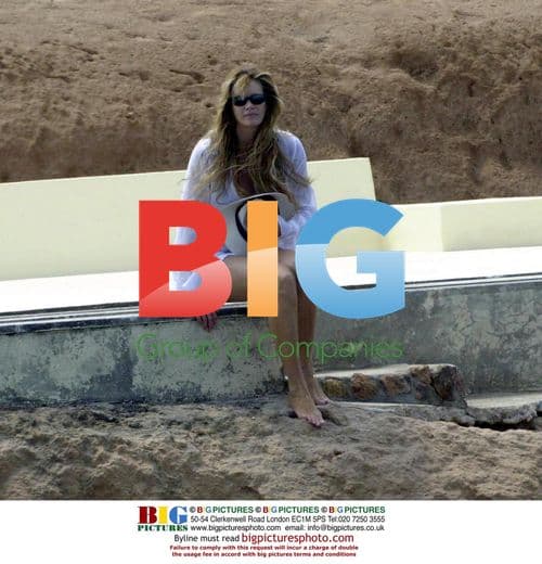 Elle Macpherson relaxes with son in Ibiza