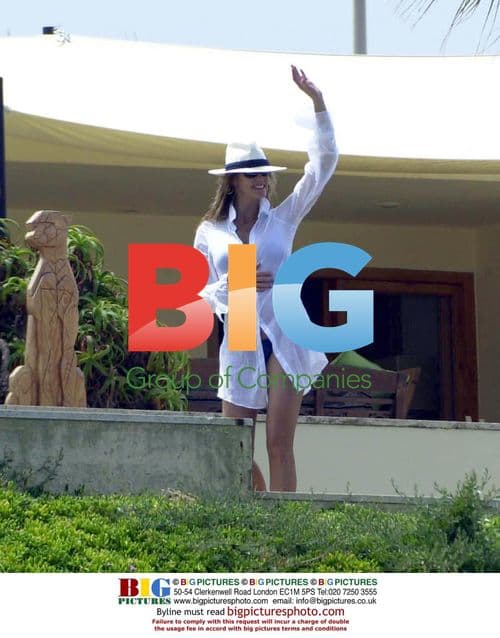 Elle Macpherson Relaxes in Ibiza with Son