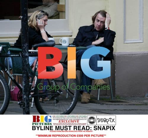 TV's "Wossy" Ross with Distressed Friend