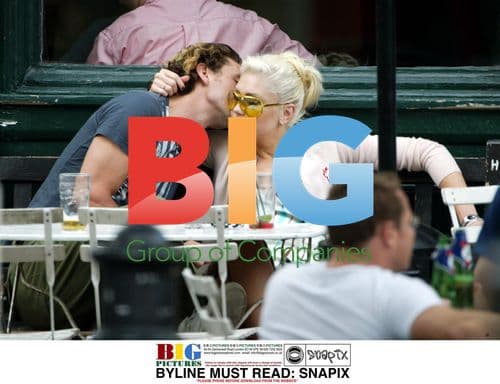 Gwen Stefani and Gavin Rossdale walk dog