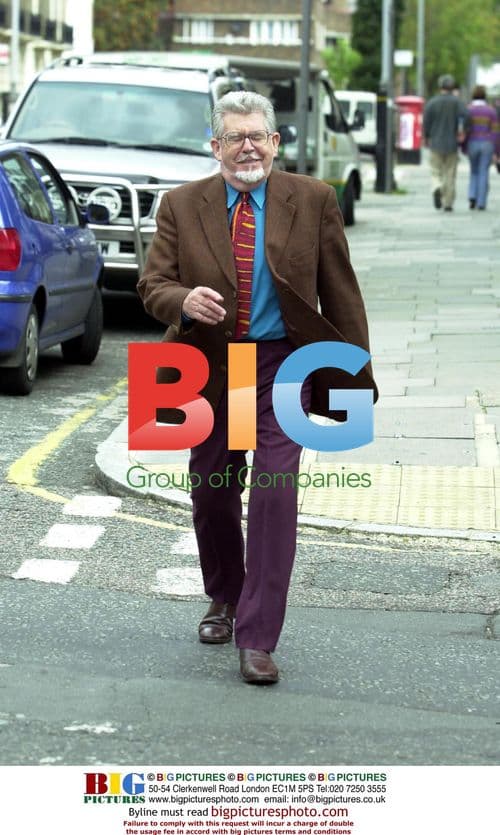 TV Presenter Rolf Harris Out in West London