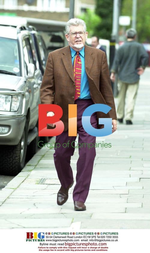 TV Presenter Rolf Harris Out in West London