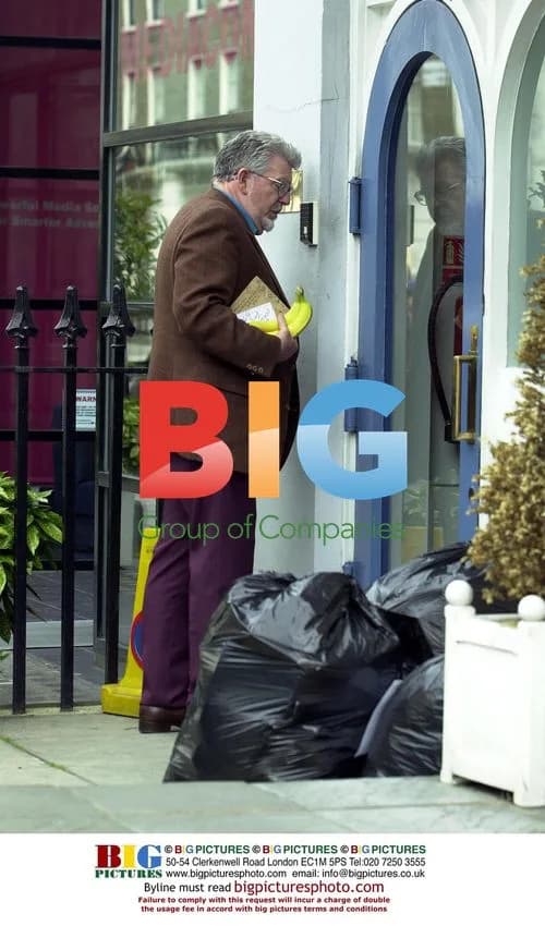 TV Presenter Rolf Harris Out in West London