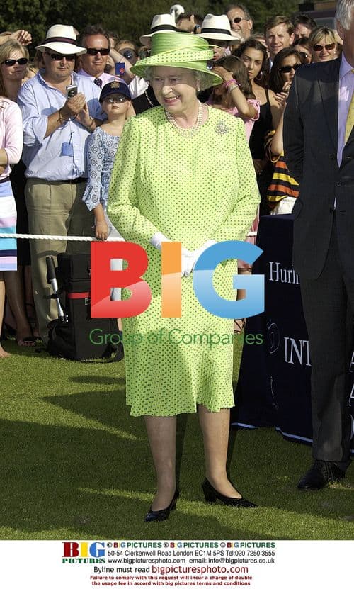 Queen Elizabeth at Cartier Polo Day