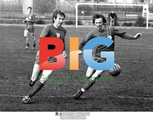 Sven Goran Eriksson and Bjorn Johansson in Football Match