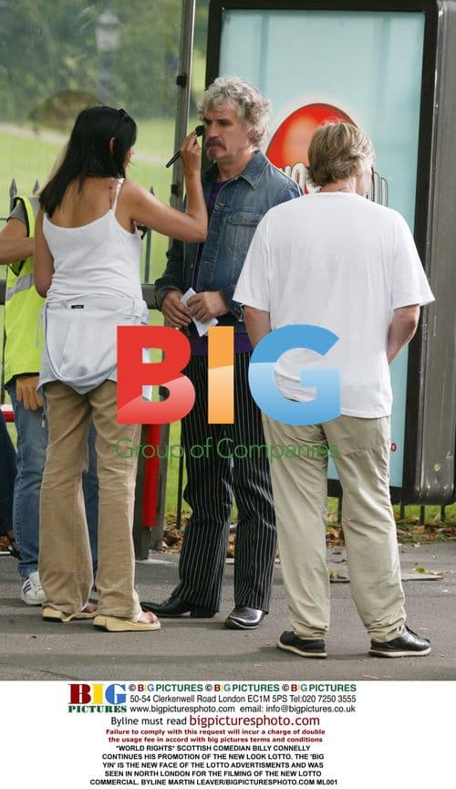 Billy Connelly promotes new Lotto