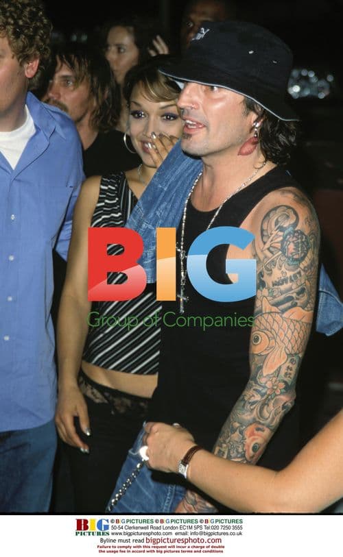 Tommy Lee and Mayte at Lotus Nightclub
