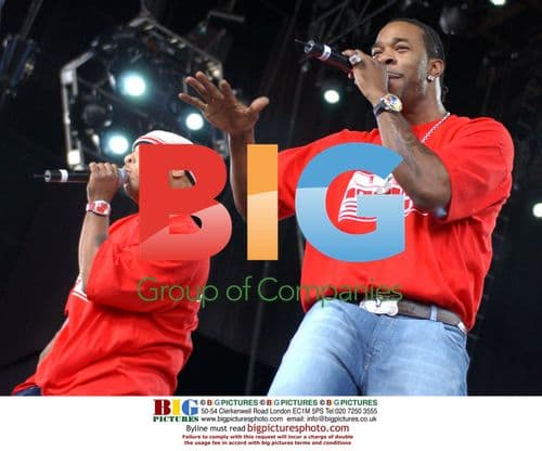 Busta Rhymes Performing at Area 2 Tour