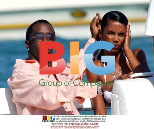 Puff Daddy and Girlfriend at St Tropez Beach Club