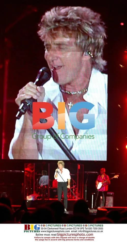 Rod Stewart Performs at London Arena