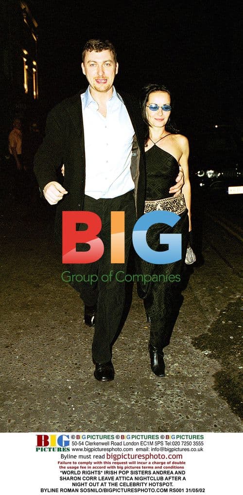 Irish Pop Sisters Andrea and Sharon Corr Leave Attica Nightclub