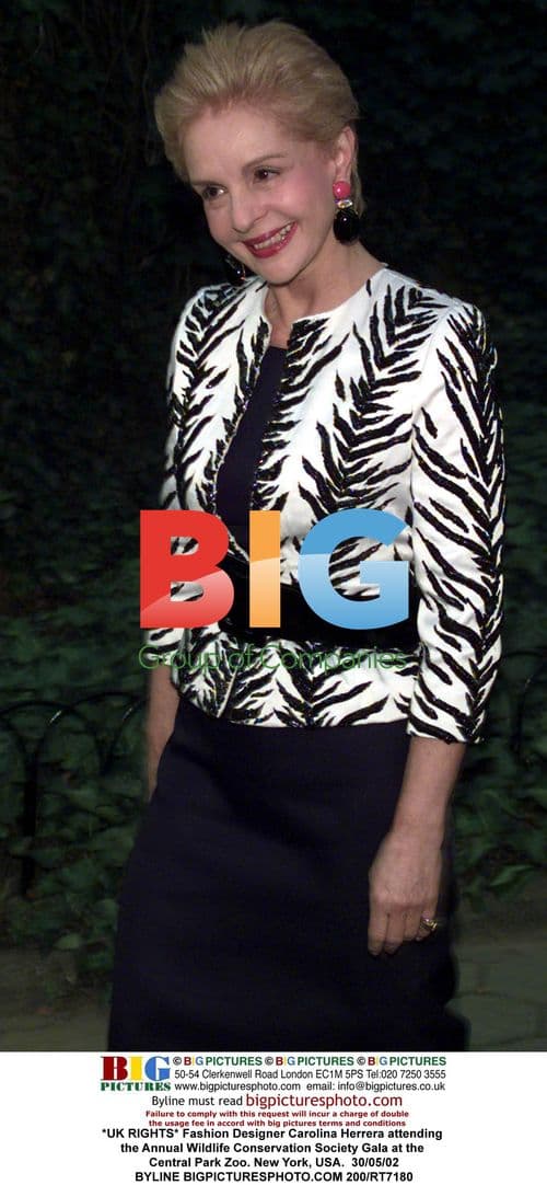 Carolina Herrera at Wildlife Conservation Society Gala