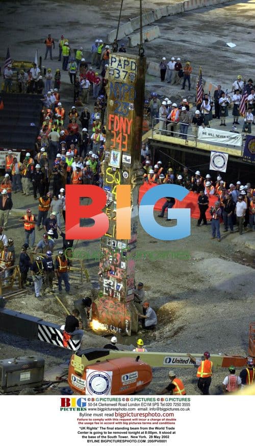 Final WTC South Tower beam removal