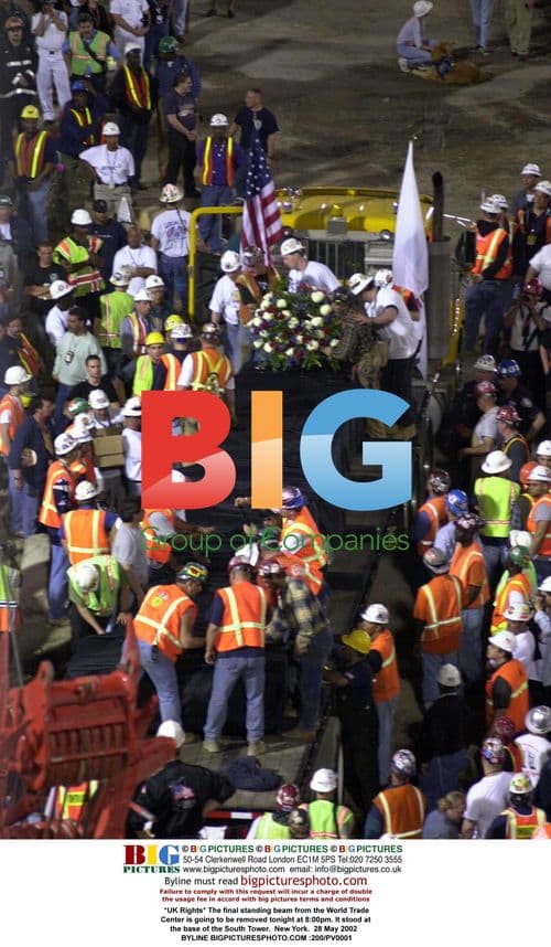 Last WTC South Tower beam removal