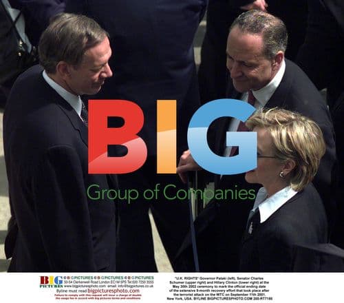 Pataki, Schumer and Clinton at 9/11 recovery ceremony