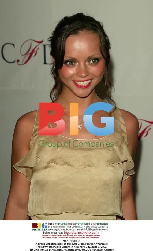 Christina Ricci at CFDA Fashion Awards 2002