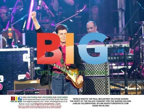 Sir Paul McCartney at Queen's Golden Jubilee