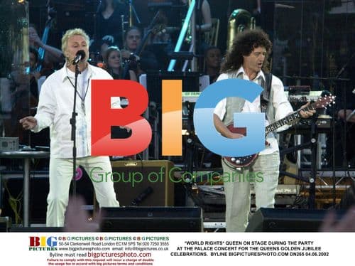 Queen Performs at Party at the Palace Concert