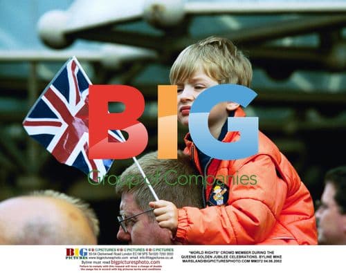 Crowd Member at Queen's Golden Jubilee