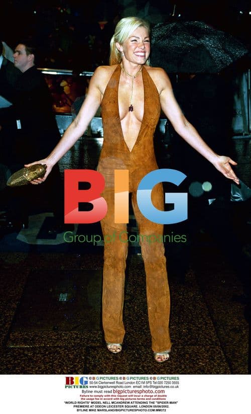 Nell McAndrew at "Spider-Man" Premiere